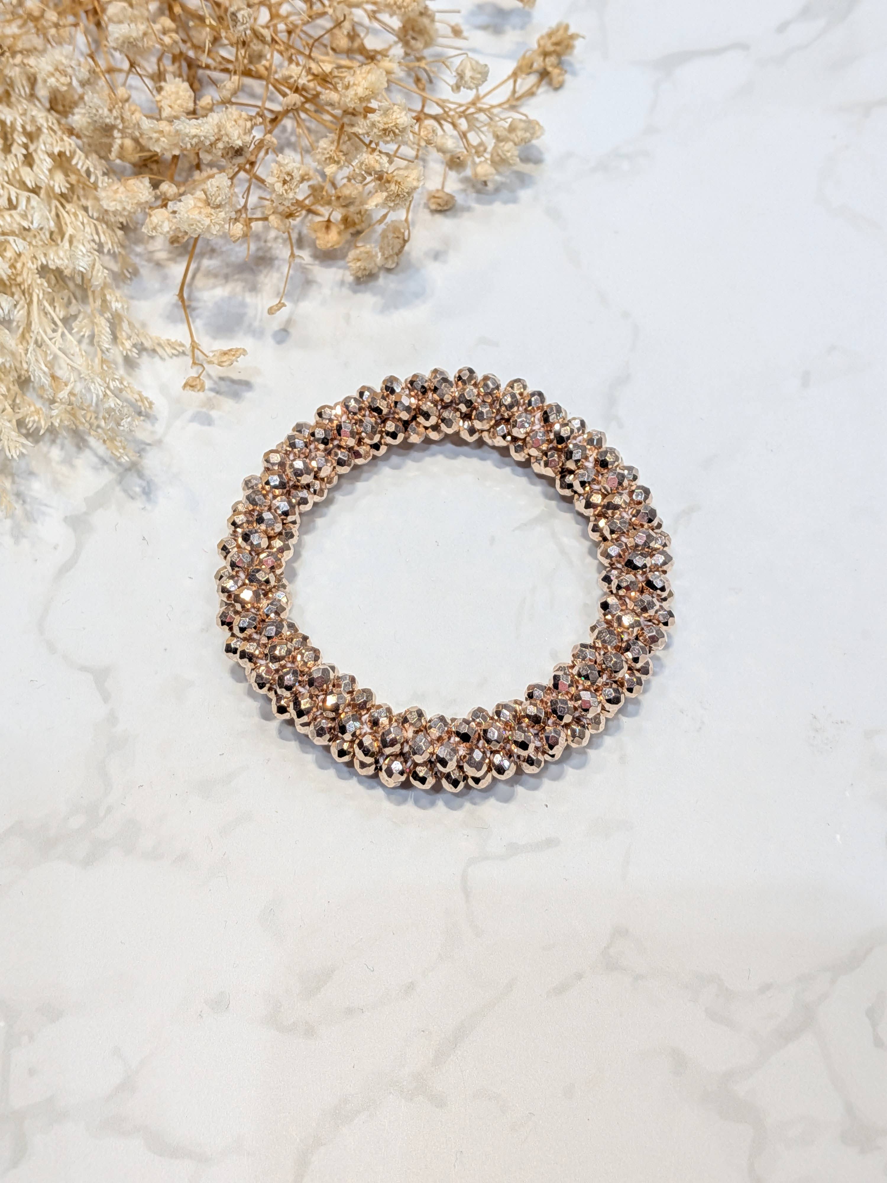 LOLO & YAYA - Wholesale Link & Chain Bracelet - White-tone crystal effect bracelet18