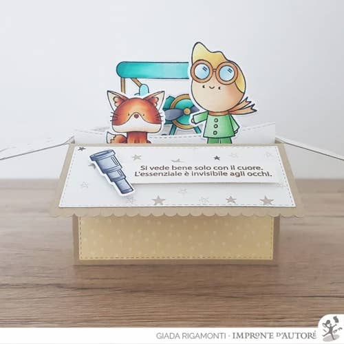 Impronte D'Autore – wholesale Gummistämpel/dekorativ stämpel – The Little Prince genomskinliga polymerstämplar6