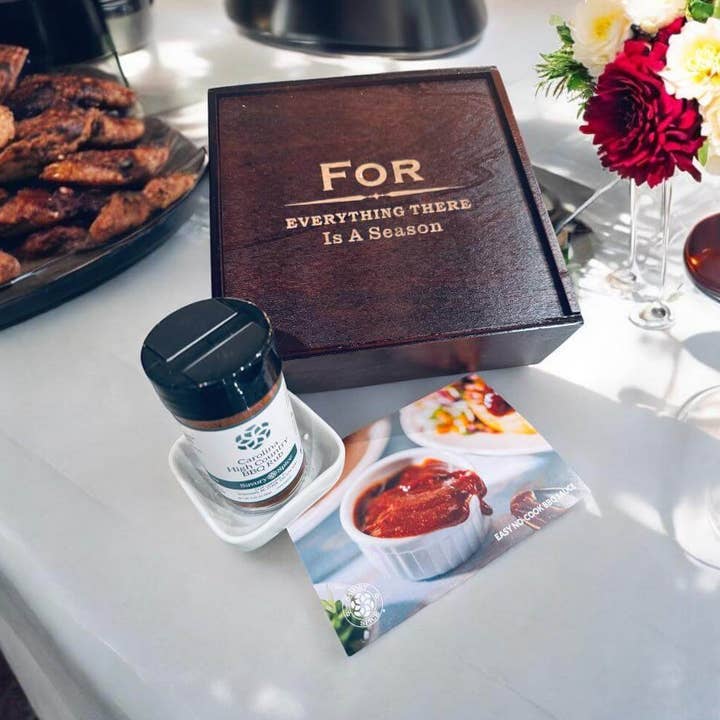 Essentialgifting™ - Wholesale Gift Box - Custom Wood Gift Box for Spice and Seasonings0