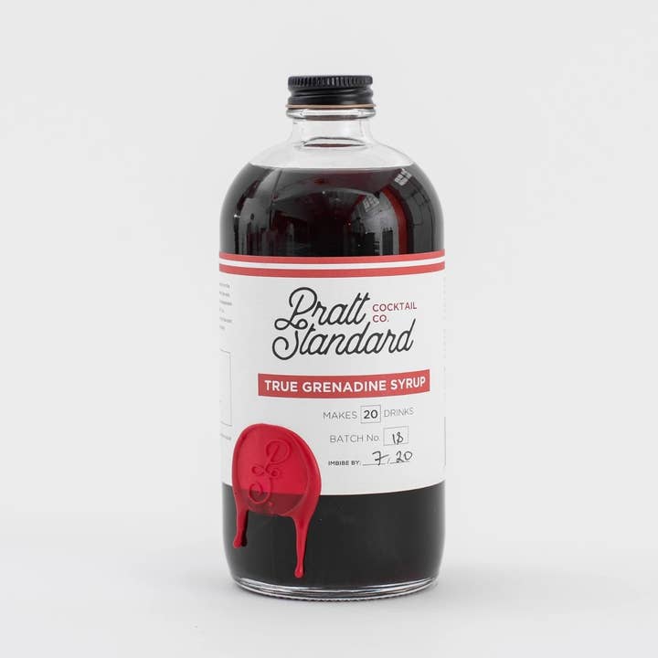 Pratt Standard Cocktail Co. – wholesale Cocktail mix/syrup – True Grenadine Syrup - 16oz