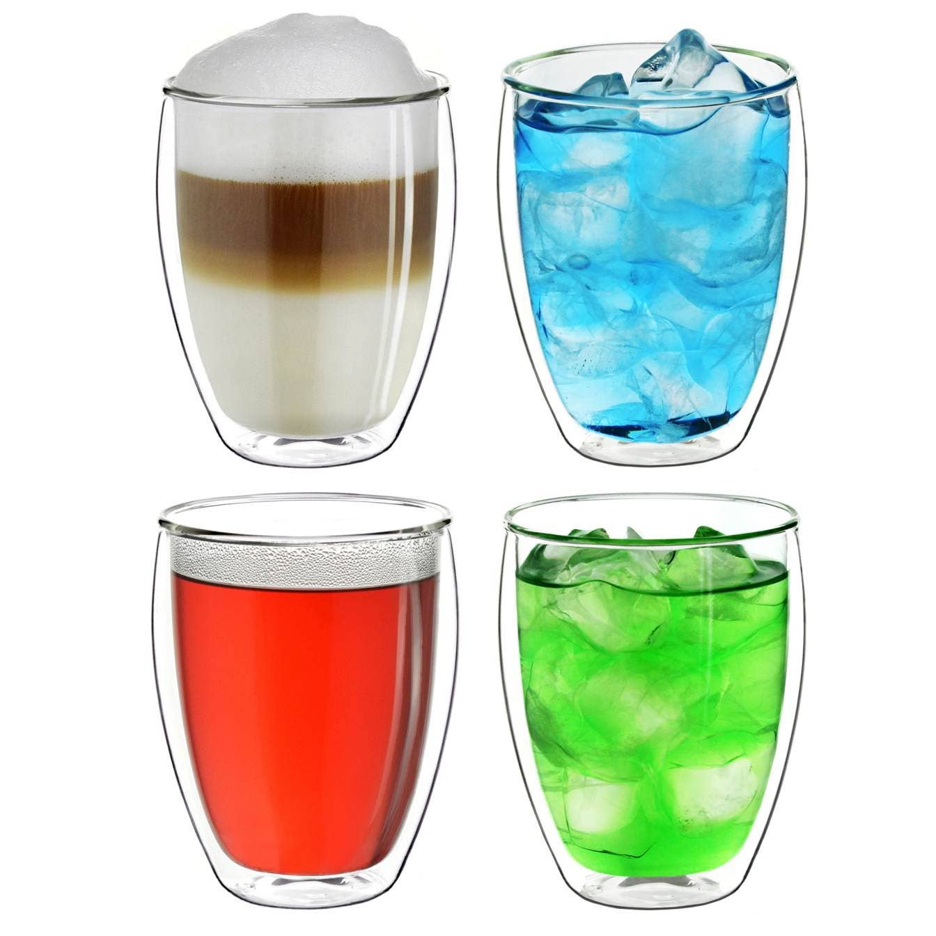 Creano - Wholesale Coffee/Tea Cup - Thermal glass, high, set of 4, 400 ml1