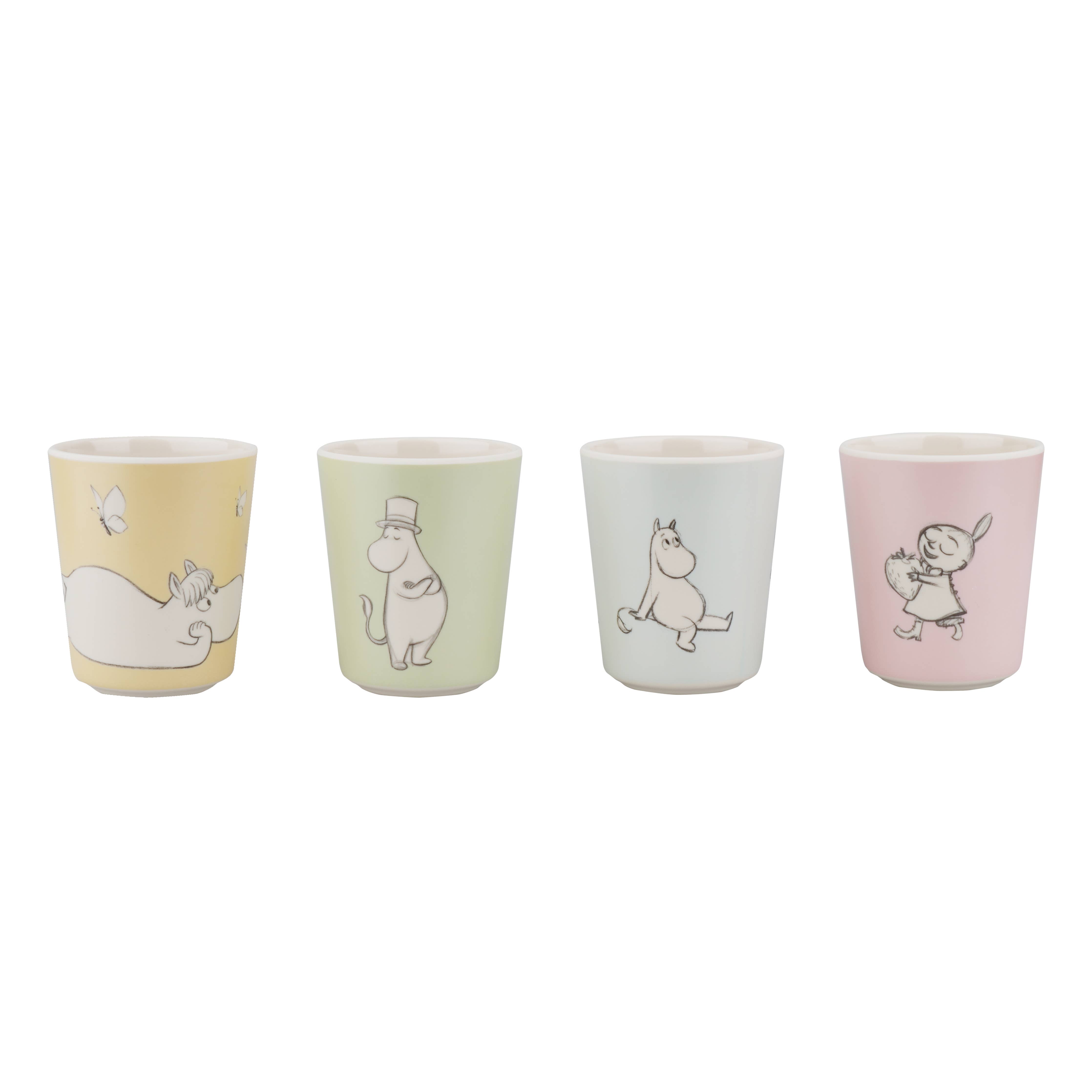 Barbo Toys - Wholesale Drinking Glass/Cup - Kids & Baby - Moomin - 4 Tumbler Set1