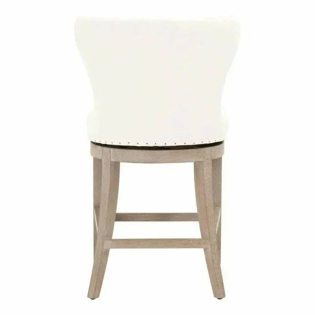 LOOMLAN - Wholesale Stool - Milton Swivel Counter Stool LiveSmart White8