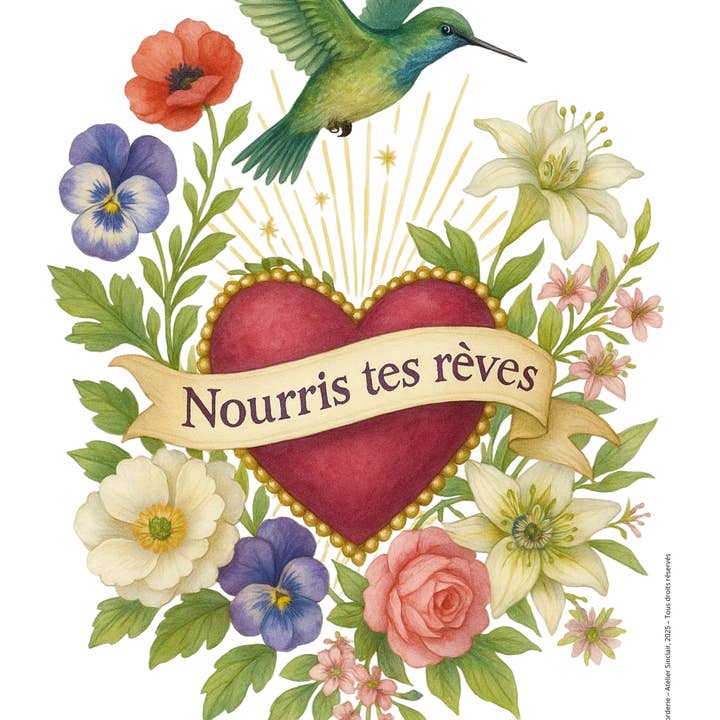 ATELIER SINCLAIR - Wholesale Poster - NOURISH YOUR DREAMS0