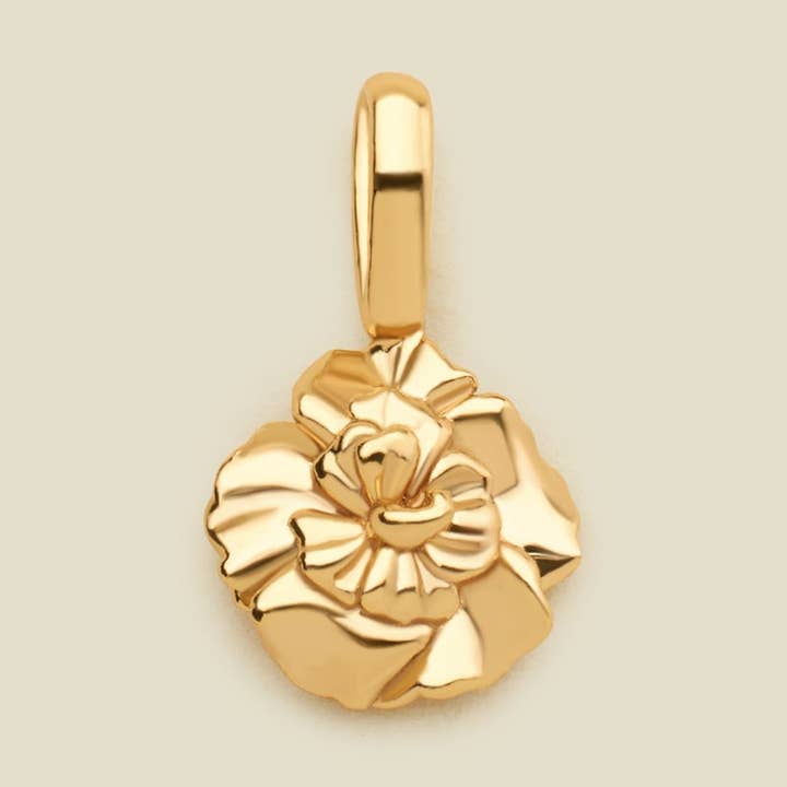 January Birth Flower Charm for wholesale by Made By Mary