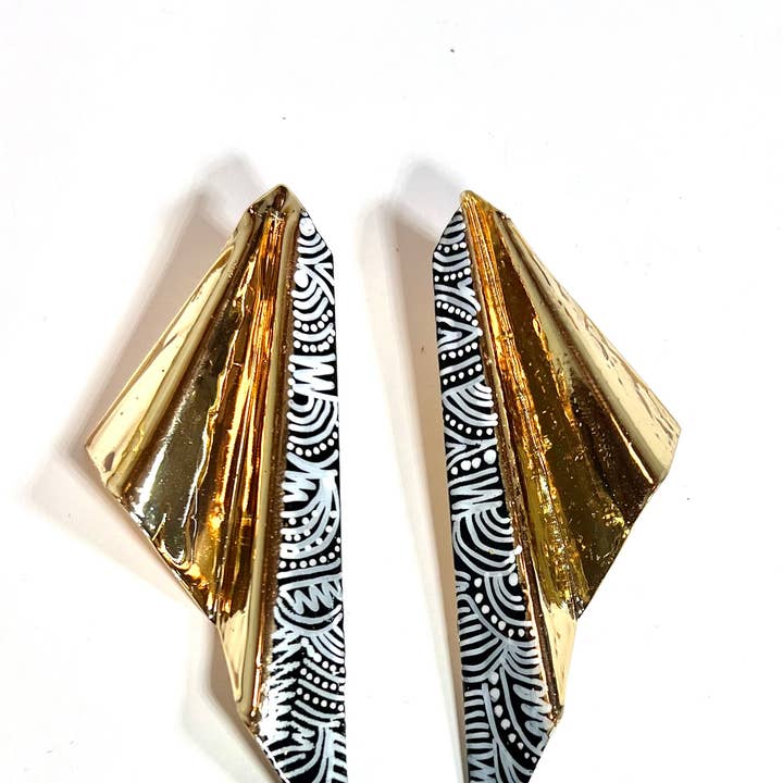 Wholesale Mossi Empire Vector Earrings for your store Faire