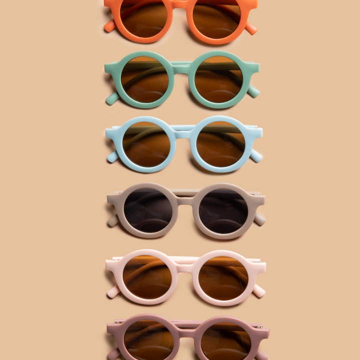 bug + bean kids – wholesale Sunglasses – kids – Kids Recycled Plastic Sunglasses, Buttercream3