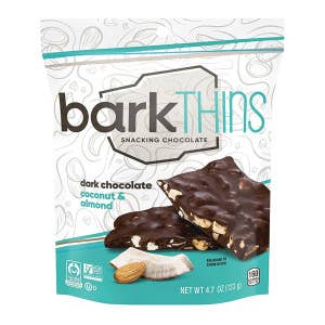 L&F Universal Goods - Wholesale Chocolate Bar - Bark Thins Dark Chocolate Coconut Almond 12/4.7OZ0