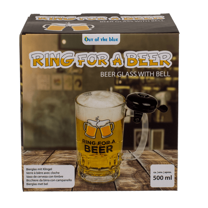 Out of the blue KG - Wholesale Beer Glass/Mug - Beer glass with bell,3