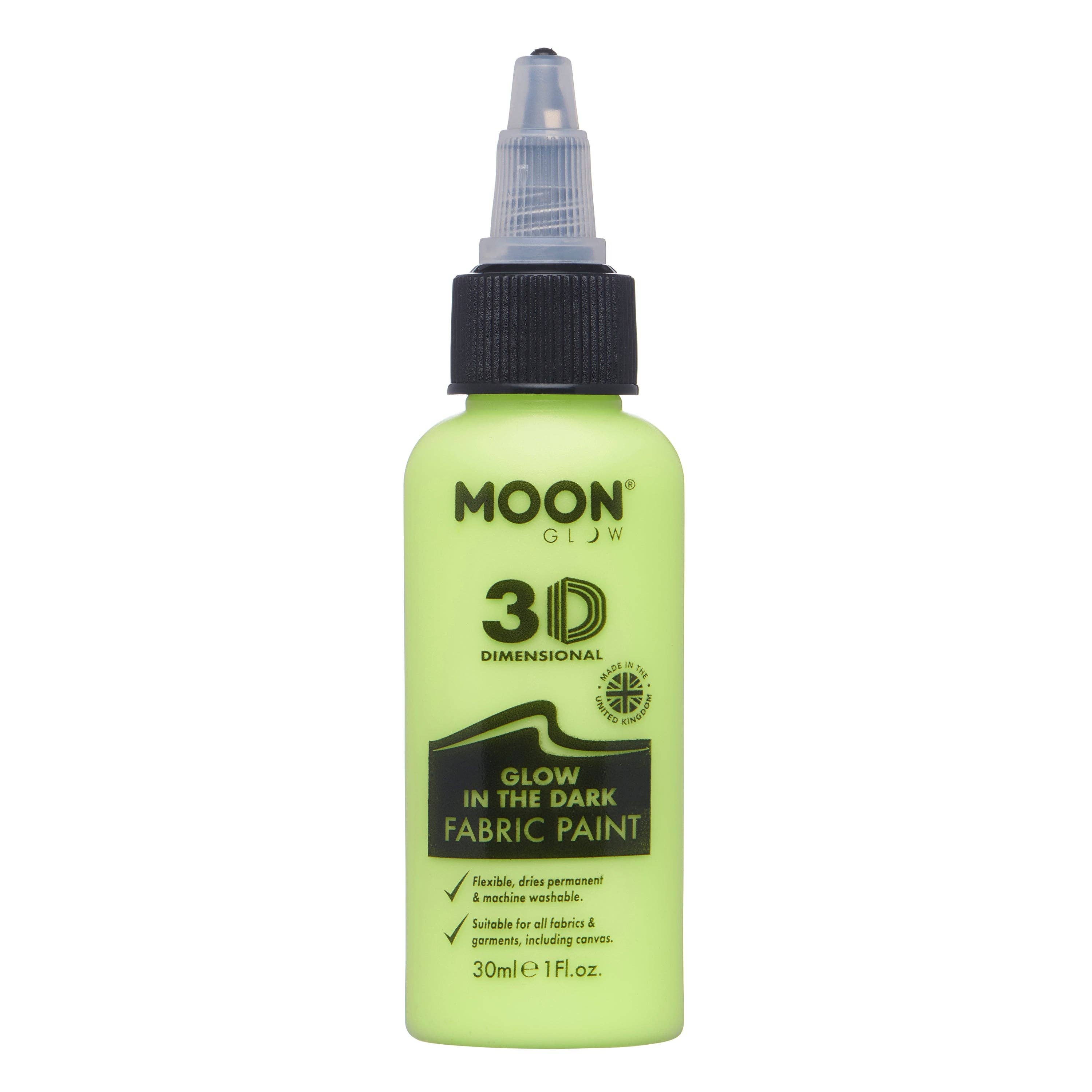 Moon Makeup - Wholesale Fabric Paint - Glow in the Dark 3D Fabric Paint1