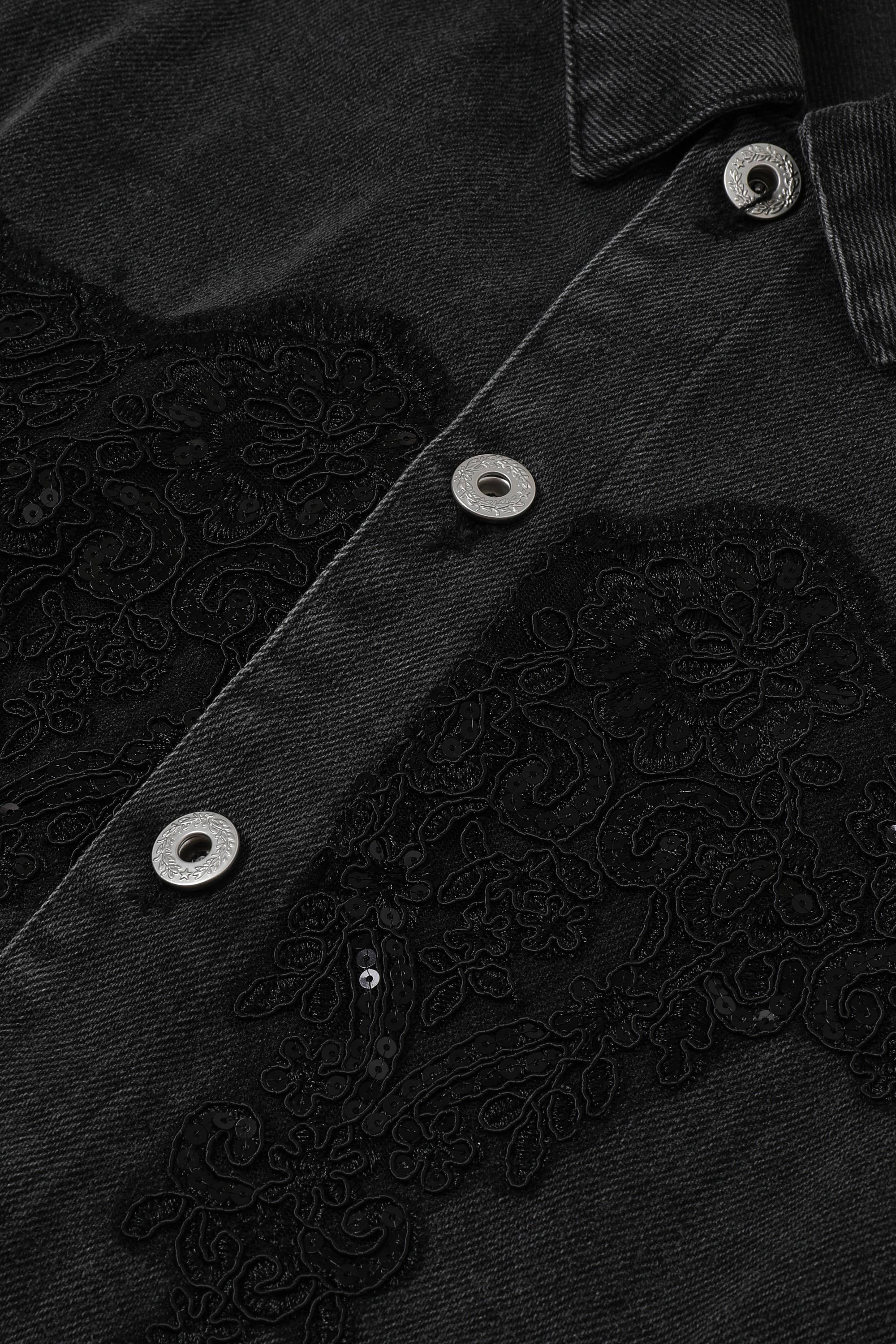 RIVIR - Wholesale Denim Jacket - Women's - Sequin Kissed Denim Jacket12