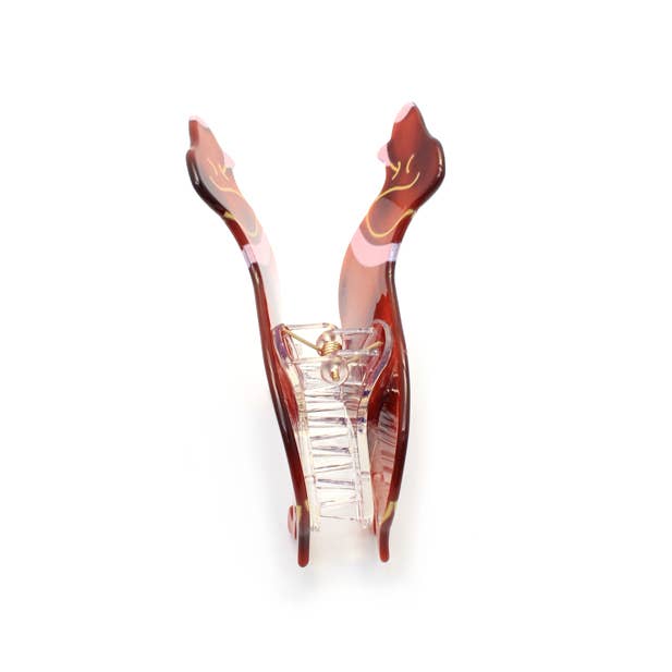 Inca UK – wholesale Hair clip – Women’s – Tort dachshund dog hair clamp 10cm3