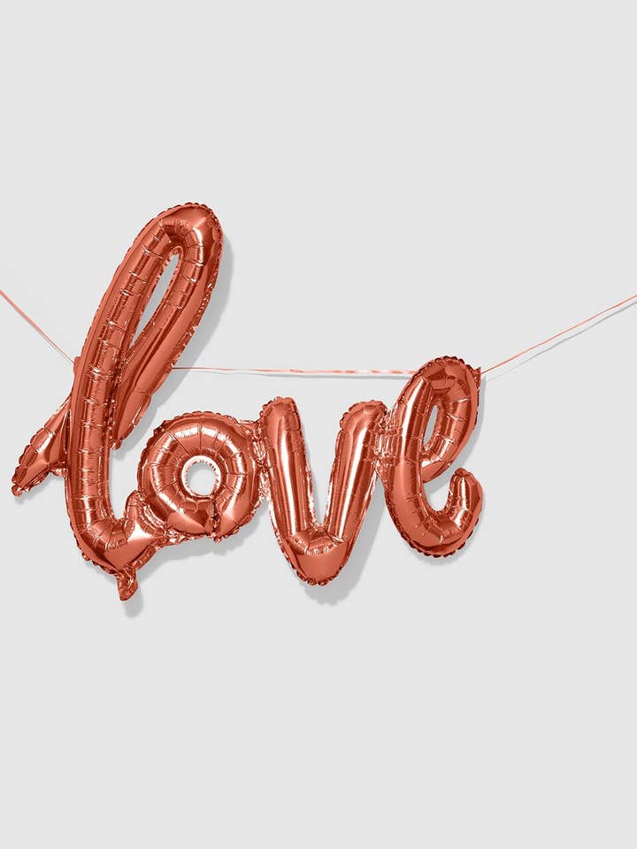 Love Balloon Banner for wholesale by Coterie Party Supplies