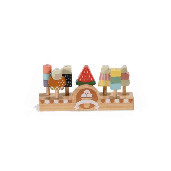 Moover Toys - Wholesale Wood Toy - Kids - Solid Wood Ice Cream Set Toy