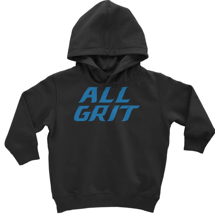 All Grit Detroit Football Toddler Hoodie Or Infant Fleece Romper for wholesale by Expression Tees