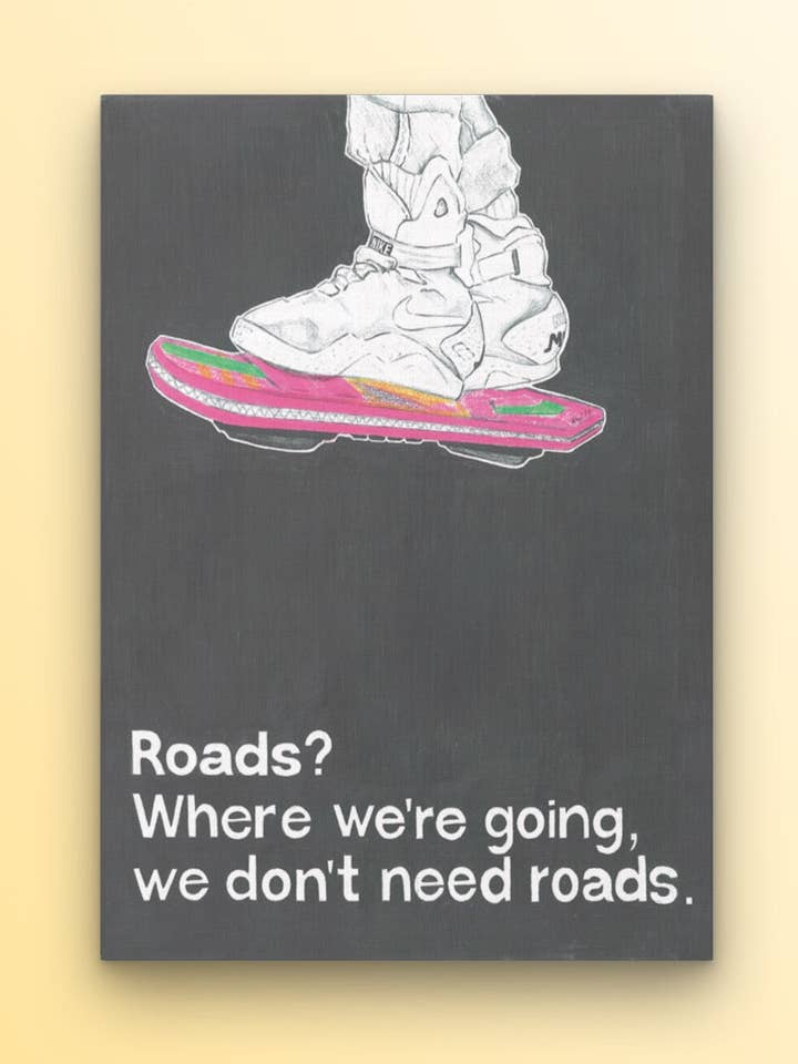 Tillbaka till framtiden TRYCK (12 x 16) för wholesale av Paper 8