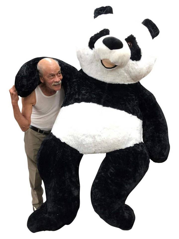 Giant Stuffed Panda 7 Feet Tall Huge Plush Animal Plushie for wholesale by Big Plush