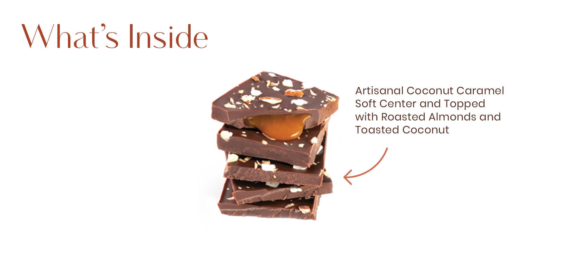 Ethel M Chocolates - Wholesale Chocolate Bar - GOURMET ALMOND COCONUT CARAMEL MILK CHOCOLATE TABLET BAR2