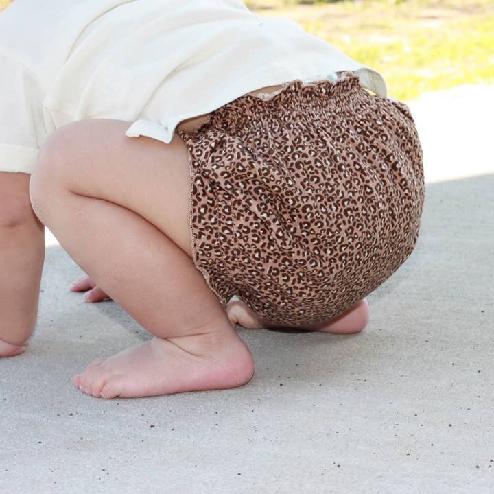 Emma Grace Shoppe - Wholesale Underwear/Diaper Cover - Baby - Emma Grace Shoppe- Organic Bloomers- Leopard