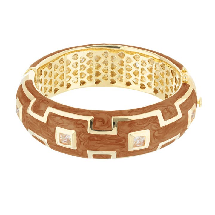 Greek Key Bangle for wholesale by Lauren G Adams