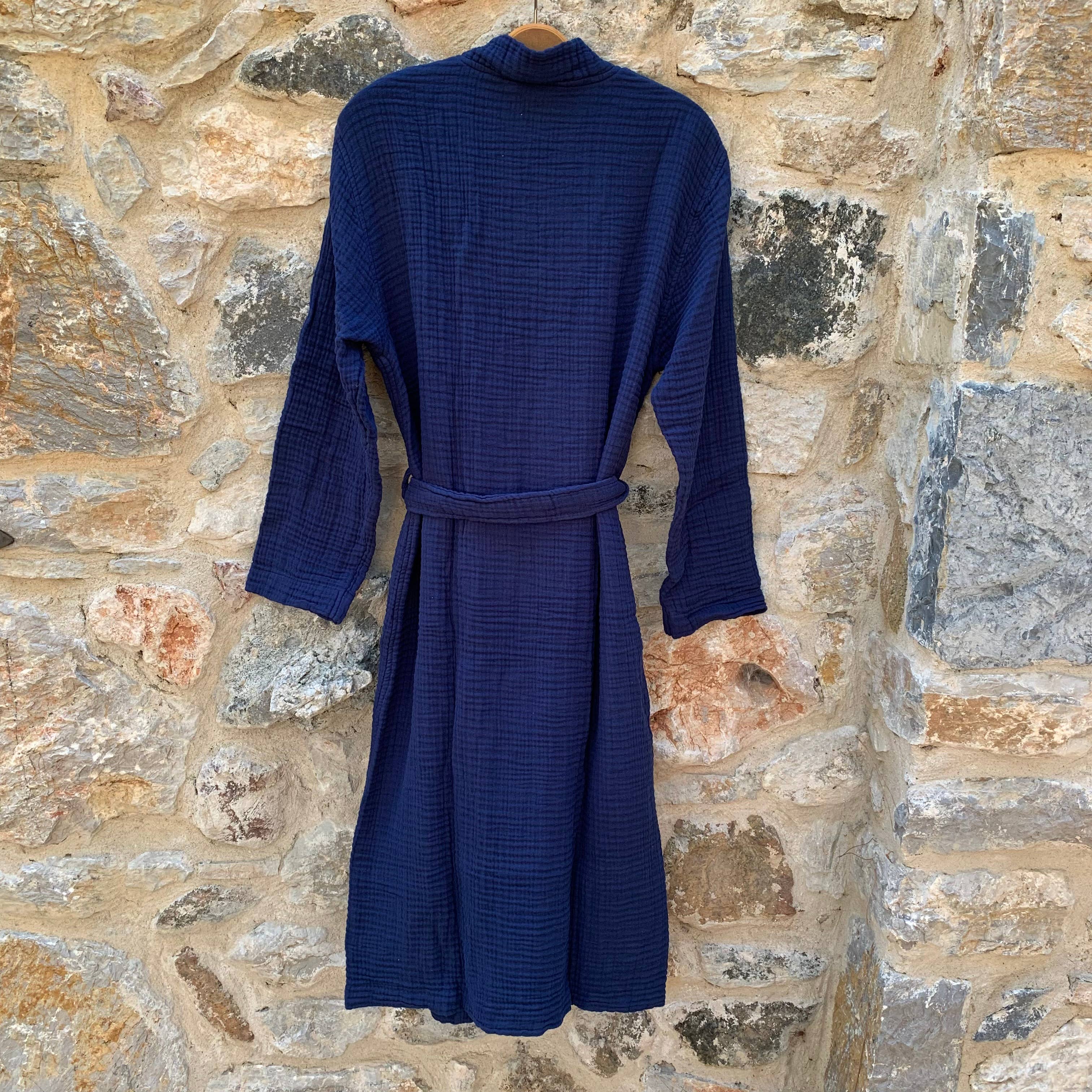 loom.ist - Wholesale Robe - Unisex - Muslin Bathrobe12