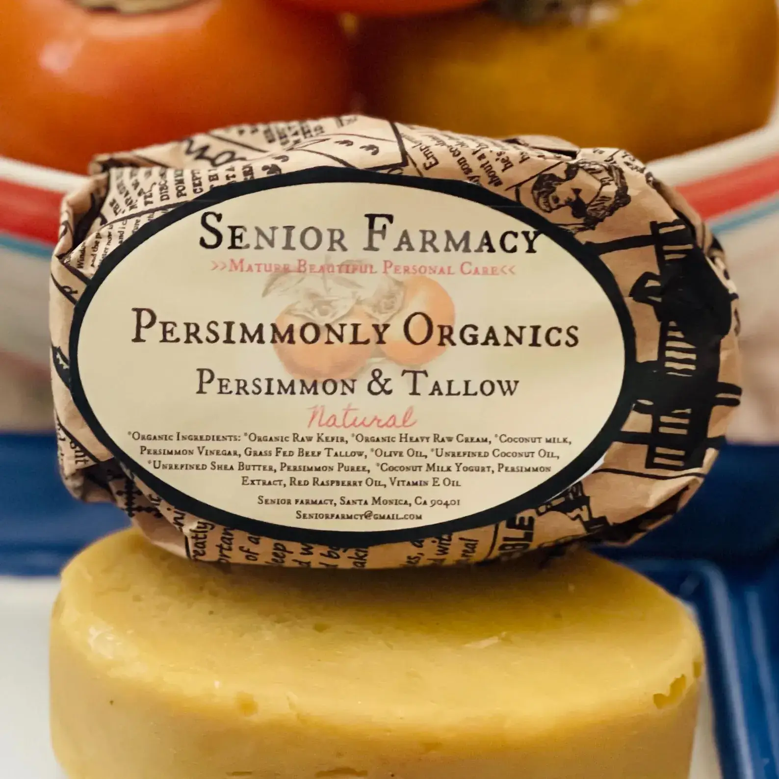 Soap Farmacy - Wholesale Bar Soap - Tallow + Persimmon Soap1