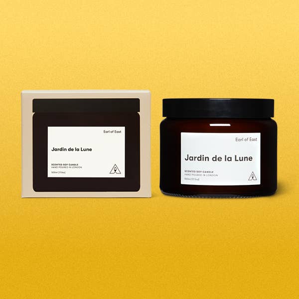 Jardin de la Lune | Candela di cera di soia 500 ml per la vendita all'ingrosso da parte di Earl of East