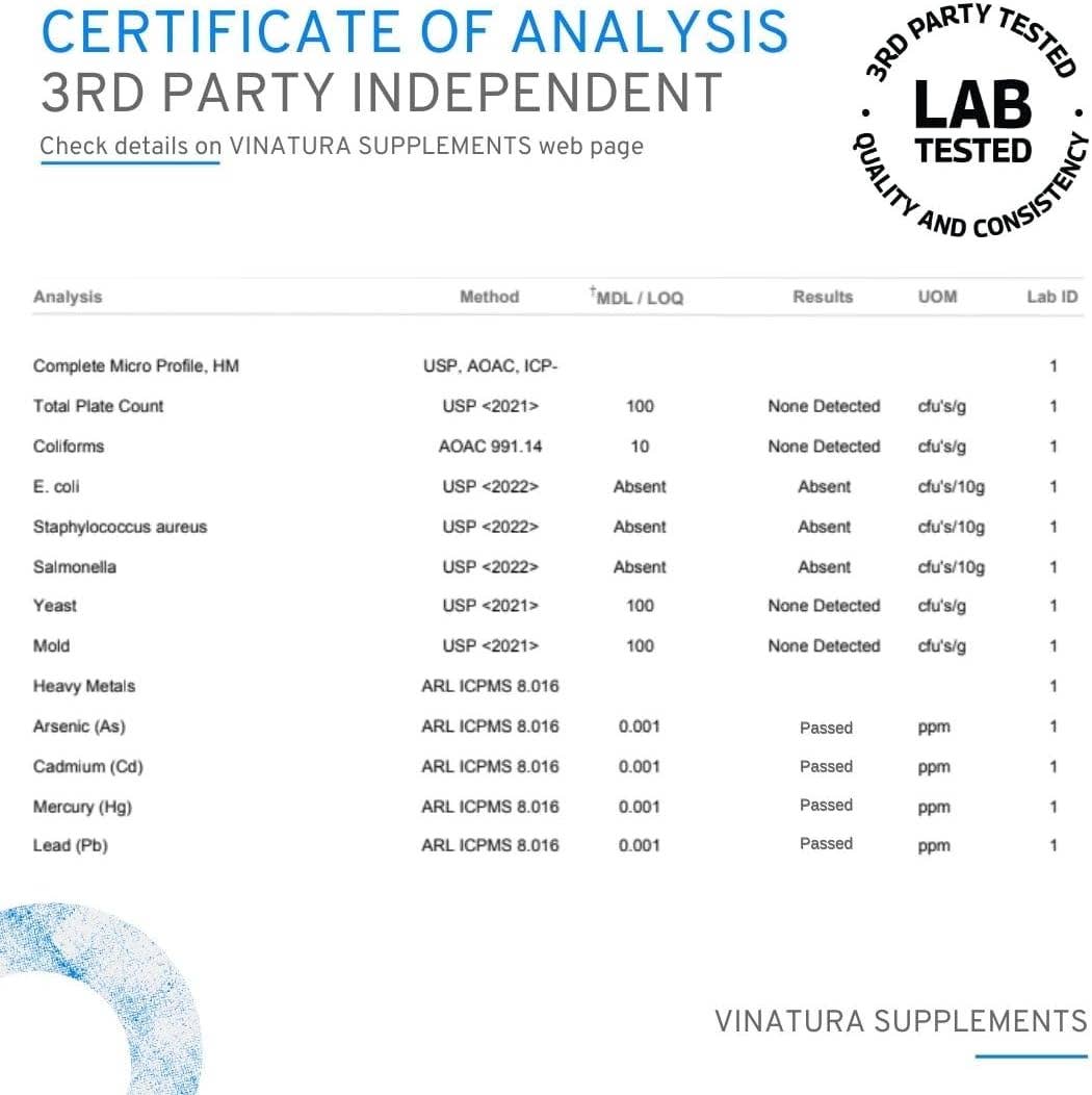 VINATURA SUPPLEMENTS - Wholesale Oral Supplement/Vitamin - Wormwood Black Walnut Cloves5