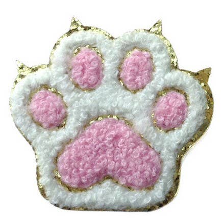 Dilworth Road – Großhandel Aufnäher – Chenille-Aufnäher mit Pfotenabdruck,2