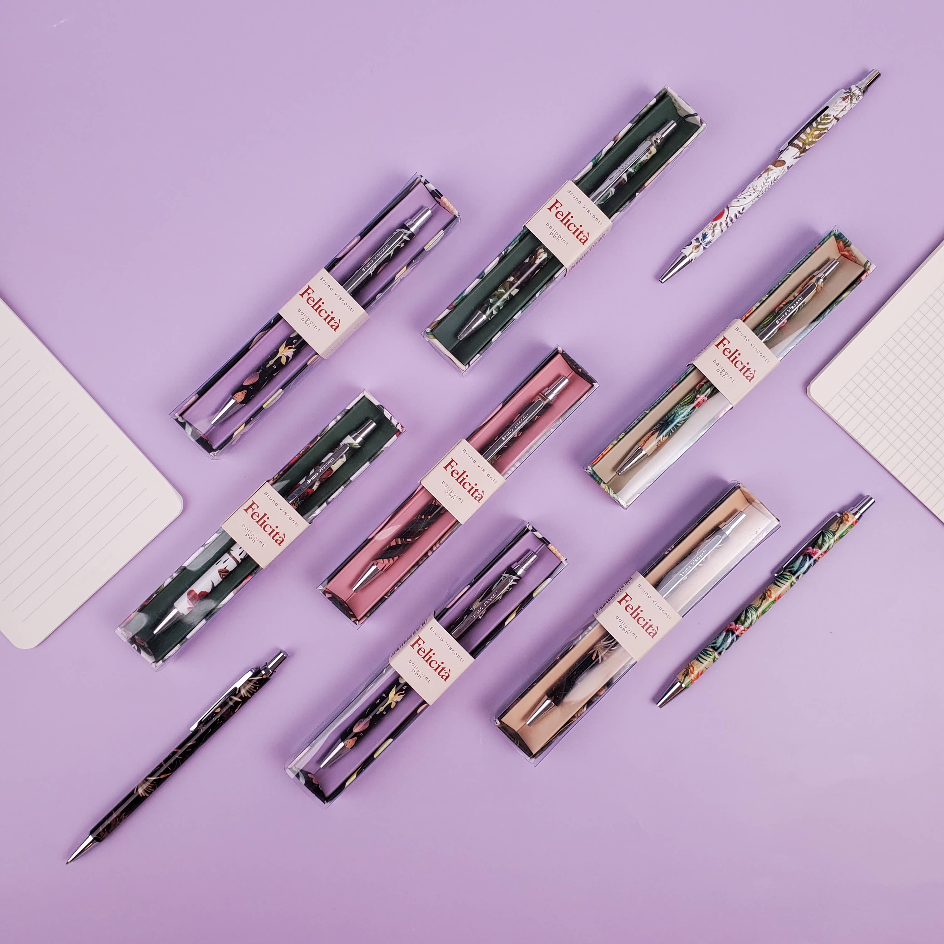 BV by Bruno Visconti - Vente Stylos - Stylo à bille Felicita Night Flowers28