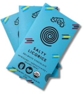 Sted Foods - Wholesale Chocolate Bar - Salty Licorice1