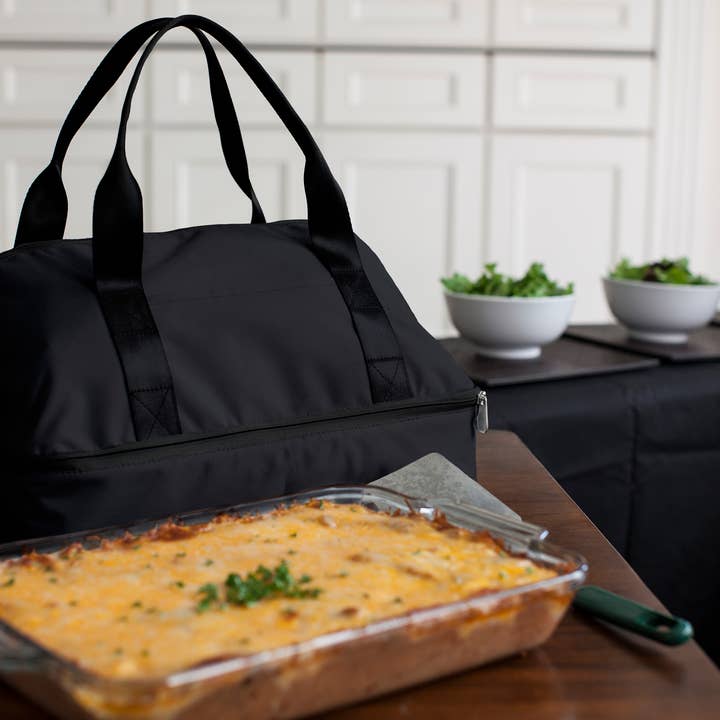 Black Potluck Casserole Tote for wholesale on Faire1