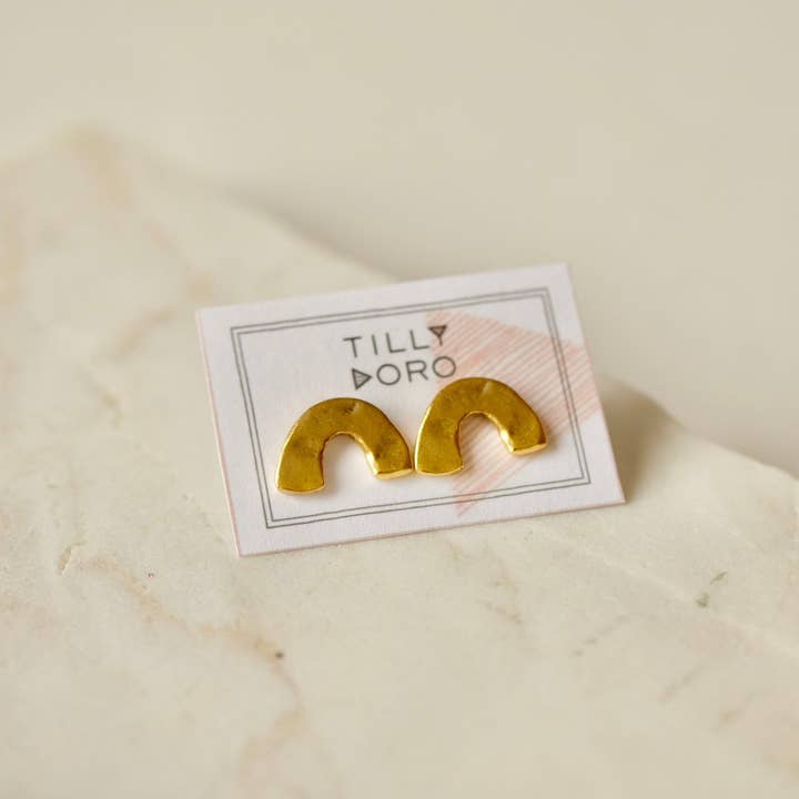 Tilly Doro - Wholesale Stud/Post Earrings - Arc studs2