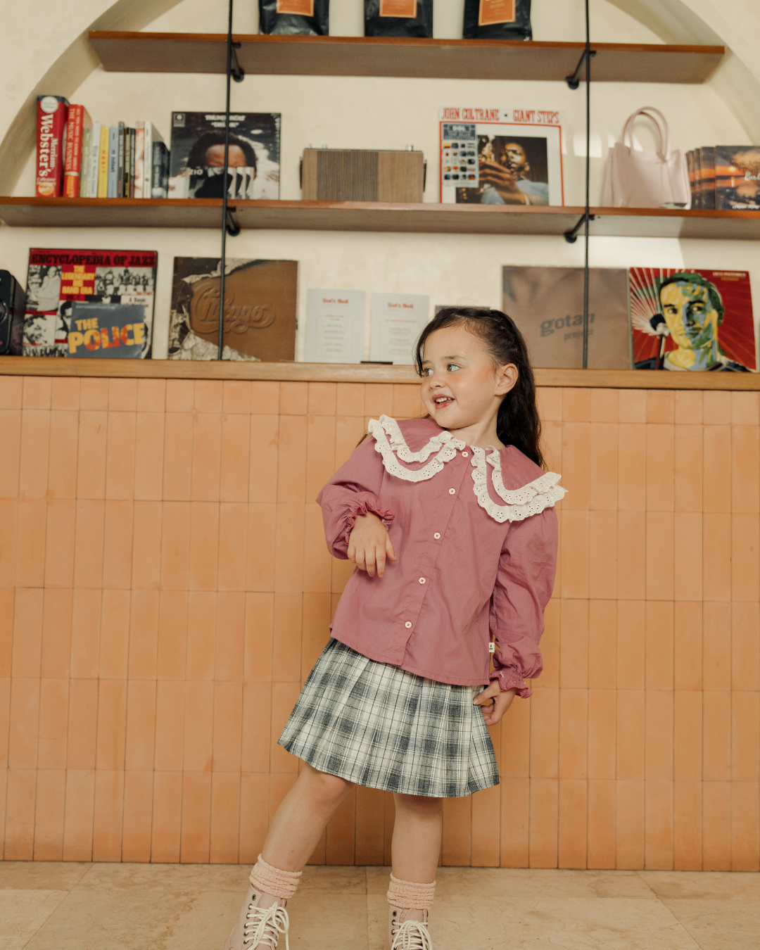 Kleine Tijntje - Wholesale Button Down Shirt - Kids - Adelle Long Sleeve1