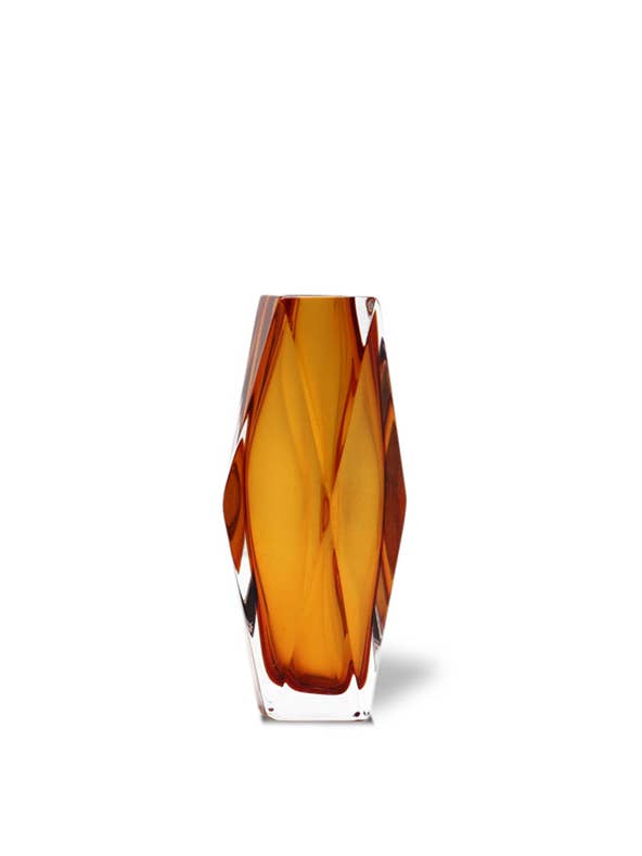 Amber SAN MARCO vase i Murano-glas for engroshandel hos ALESSANDRO MANDRUZZATO TM
