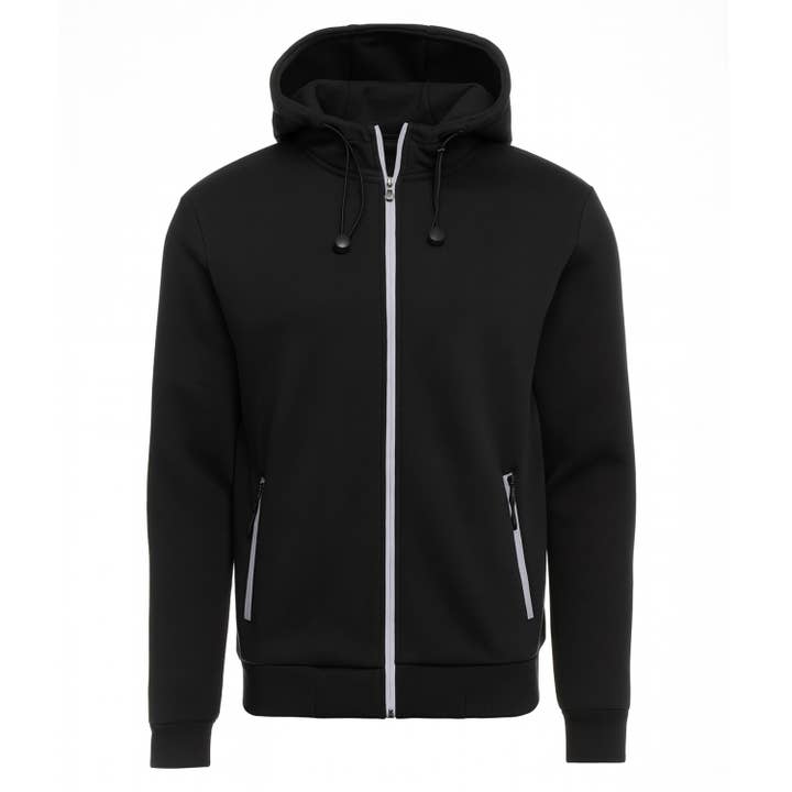 Galaxy By Harvic - Wholesale Hoodie - Men's - Men's Sherpa Fleece Lined Tech Full Zip Hoodie (S-3XL)0