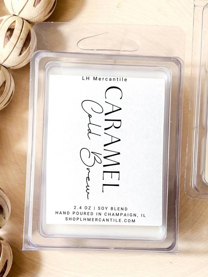 Caramel Cold Brew Wax Melt for wholesale by LH Mercantile