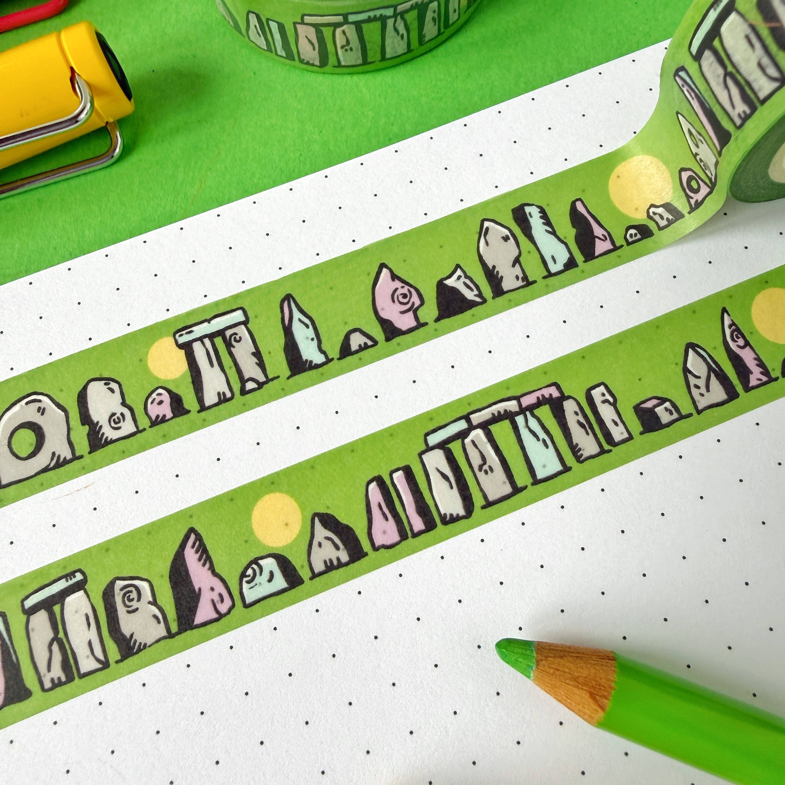 Stacey McEvoy Caunt - Vente Rubans adhésifs Washi - Ruban Washi Cercle de Pierre3