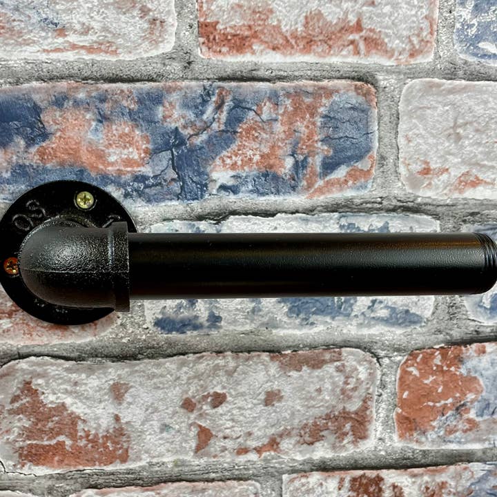 Fandomonium - Vente Porte-rouleaux de papier toilette - Porte-rouleau de papier toilette en acier de style industriel1