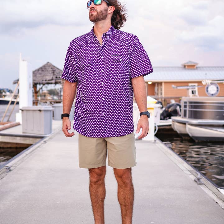 Das Fort Worth Pearl Snap Angelhemd für den Großhandel von SALT WATER SOUL