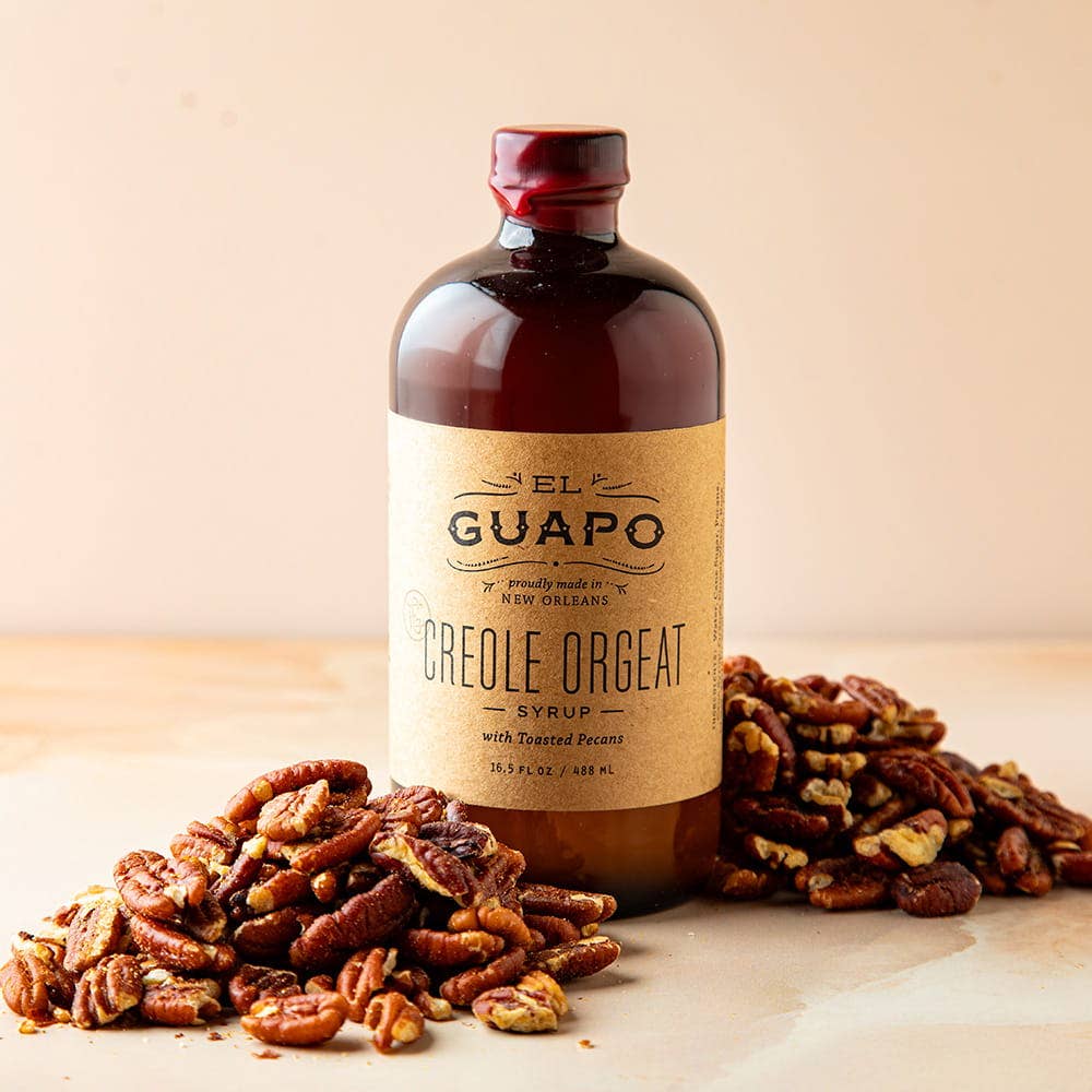 El Guapo - Wholesale Cocktail mix/syrup - Syrups: Creole Orgeat - A+ Pecan Syrup for Bourbon & Whiskey