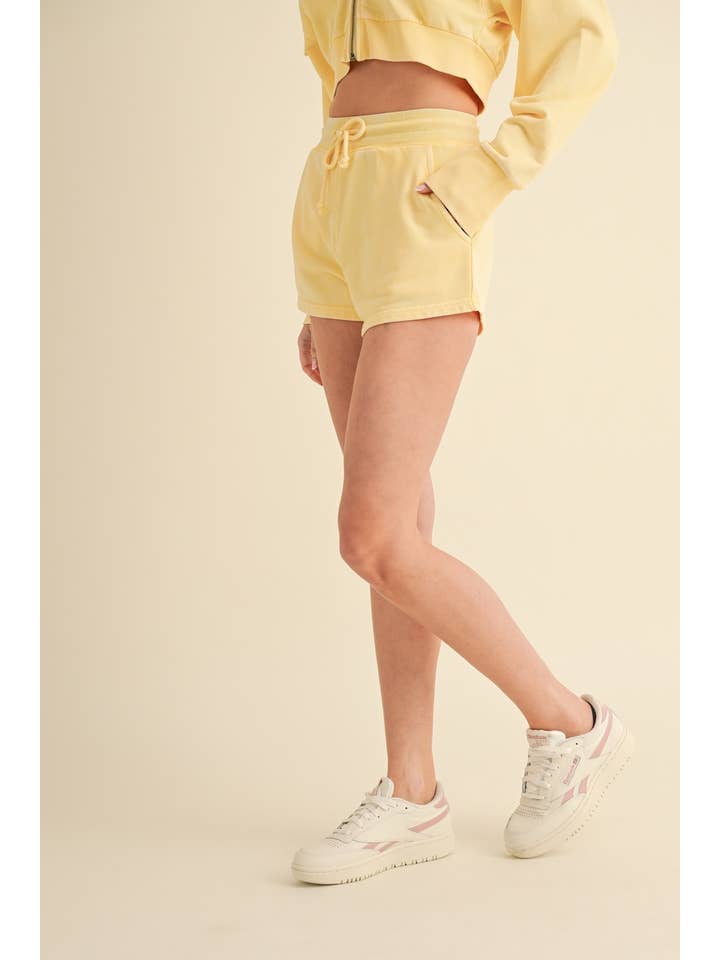 KIMBERLY C - Wholesale Korte broeken - Dames - Mineral Wash Shorts9