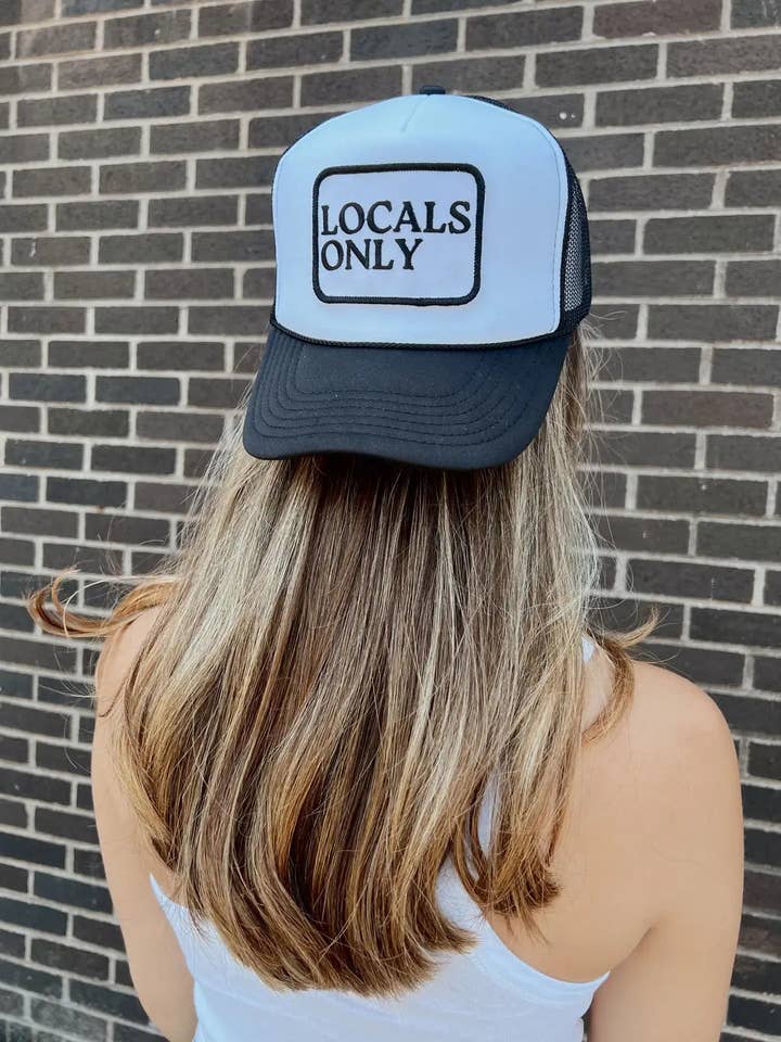 Locals Only Patch Foam Trucker Hat for wholesale by Social Statement
