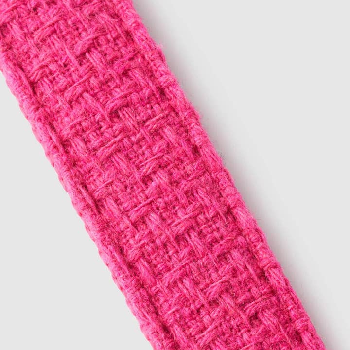 Hugo & Hudson – wholesale Pet collar – Dog – Pink Luxury Tweed Dog Collar3