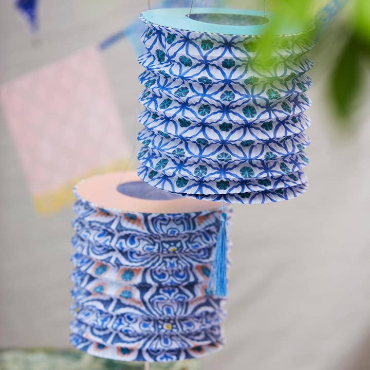Talking Tables EU - Wholesale Lantern - Souk Summer Paper Lanterns Decorations | 3 Pack |6