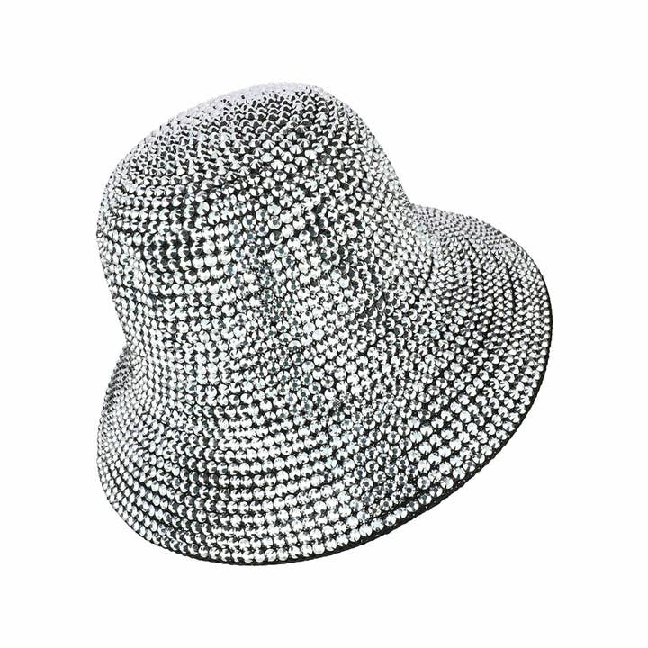 Diacly - Wholesale Bucket hat – Women's - Full Around Rhinestone Embellished Bucket Hat2
