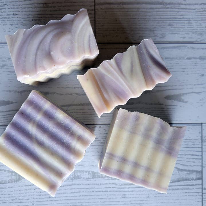 Blue Dragonfly Handmade - Wholesale Bar Soap - Lavendar & Shea Hand Bar 4 pc0
