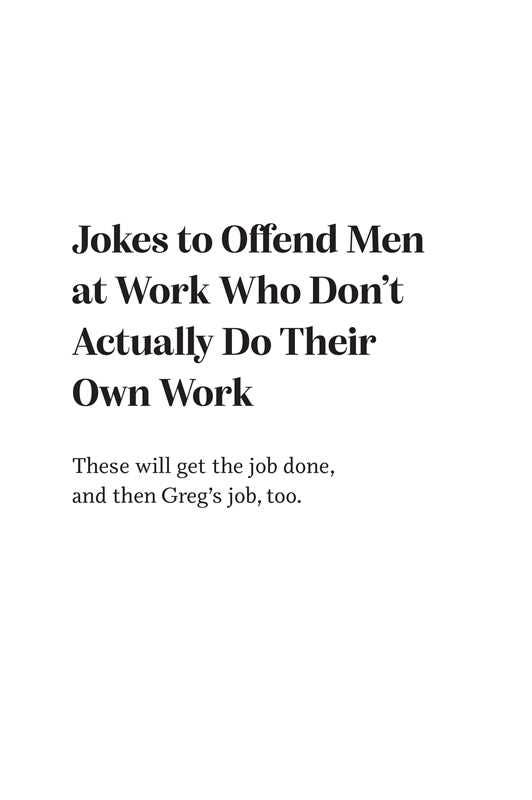 Simon & Schuster - Wholesale Humor - Jokes to Offend Men by Allison  Kelley1