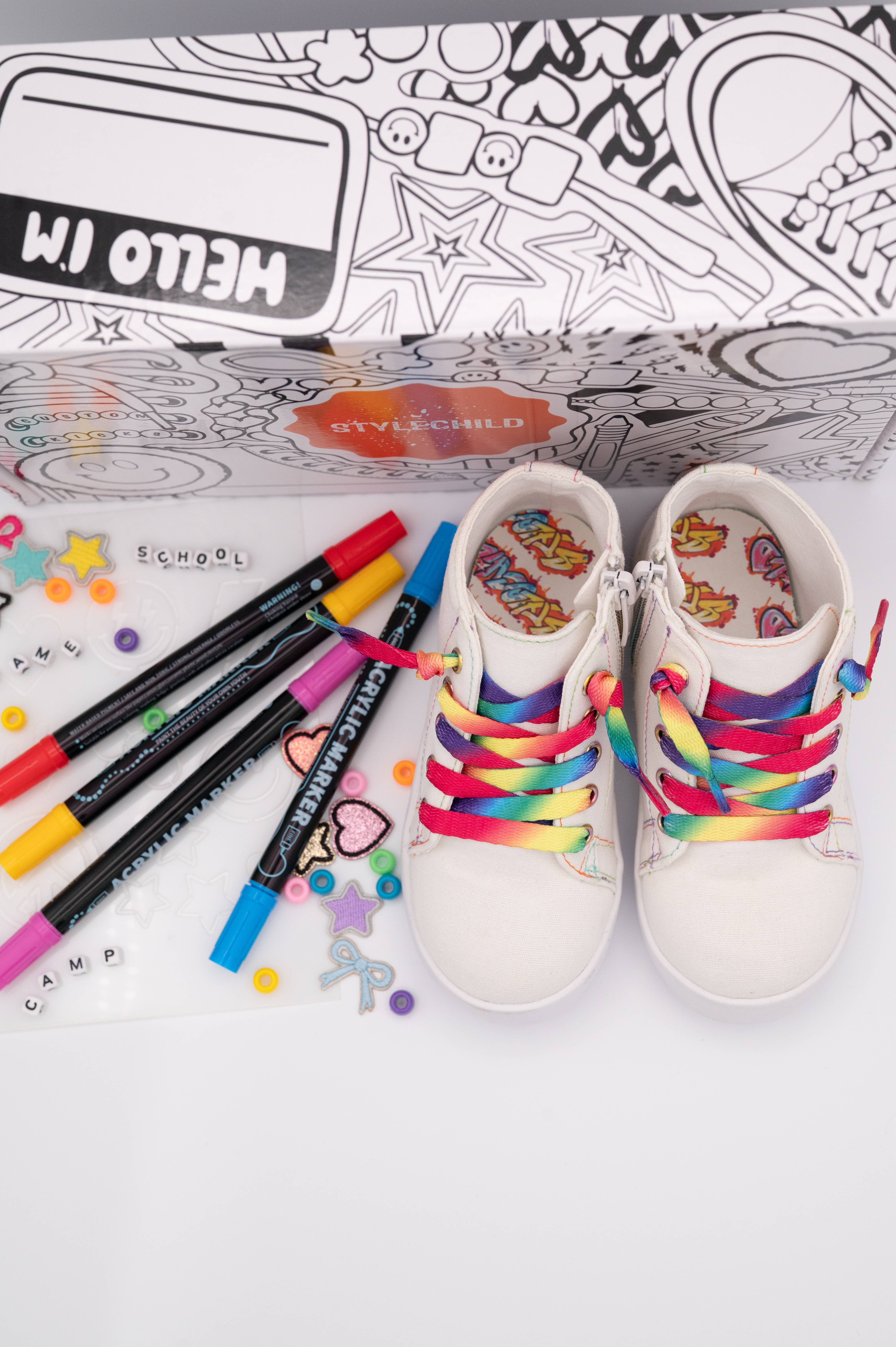 StyleChild - Wholesale Lifestyle Sneakers - Kids - Custom Kicks Box- Hightop 7