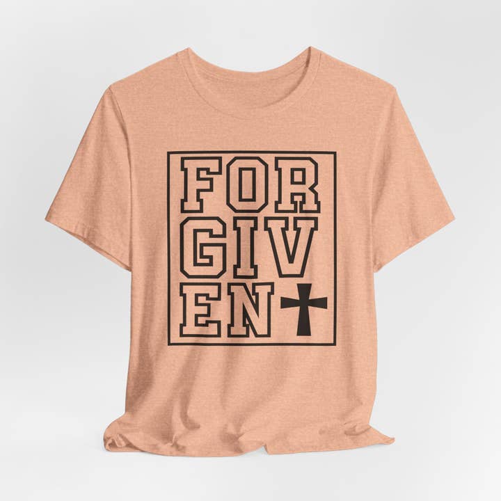 Optime Plus LLC - Wholesale Screen Printed T-Shirt - Unisex - Forgiven | Salvation & Grace Tee10